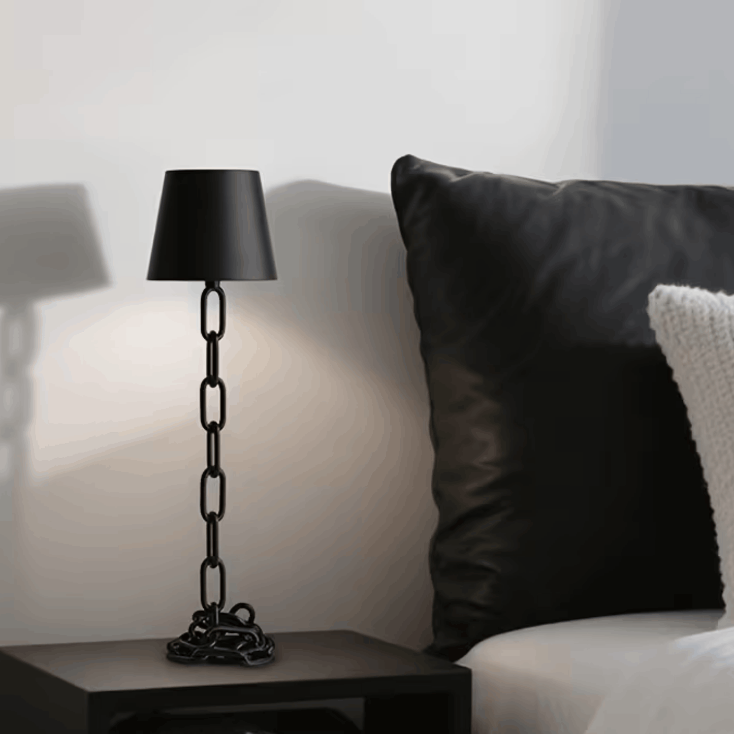 Draadloze Tafellamp Modern met Kettingvormige Voet en Touchbediening 4