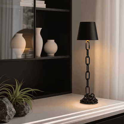 Draadloze Tafellamp Modern met Kettingvormige Voet en Touchbediening 3
